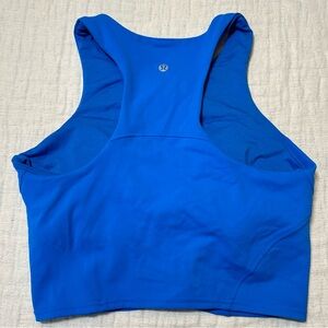 Lululemon Invigorate Training Blue Tank Top Sz 8 Poolside